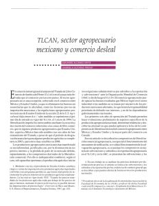 TLCAN, sector agropecuario mexicano y comercio desleal