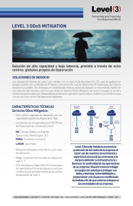 DDoS Brochure - Level 3 Communications