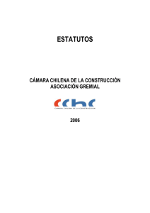 estatutos - Cámara Chilena de la Construcción