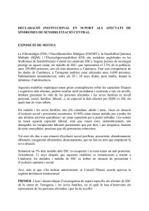 Declaració institucional - Ajuntament de Tarragona
