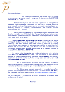 en PDF. - Radiotaxi Providencia