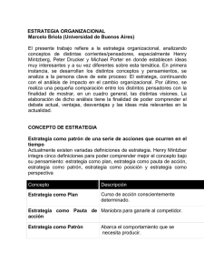 estrategia organizacional - Universidad de Buenos Aires