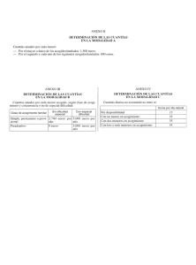 CÓDIGOS DEL ANEXO I (reverso) Parentesco del menor acogido o