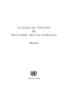 Manual de Cláusulas Finales de Tratados