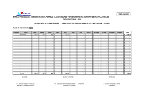 ENTIDAD FISCALIZADA: COMISION DE AGUA