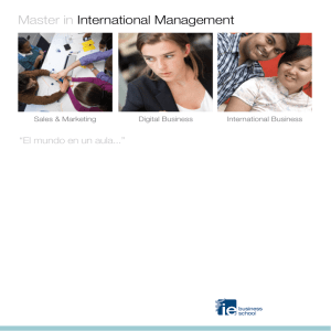 Master in International Management