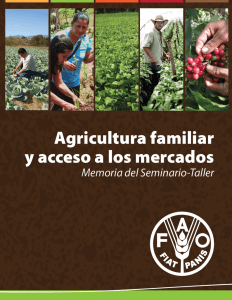 Agricultura familiar y acceso a los mercados