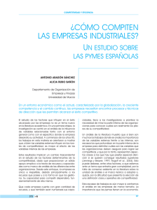 ¿cómo compiten las empresas industriales? un estudio sobre la