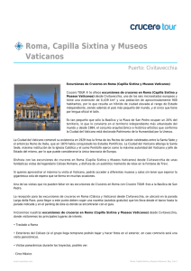 Roma, Capilla Sixtina y Museos Vaticanos