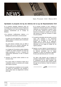 Newsletter Proyecto LEC - PML Abogados Grupo Asesor