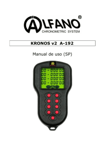 KRONOS v2 A-192 Manual de uso (SP)