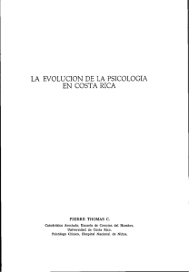 Evolución de la Psicología en Costa Rica: Análisis Histórico