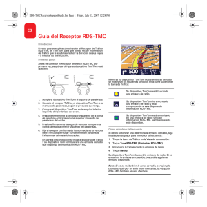Guía del Receptor RDS-TMC
