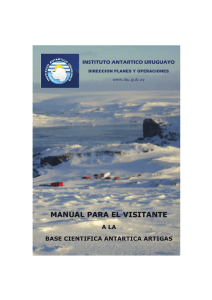 manual para el visitante - Instituto Antártico Uruguayo
