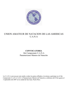 union amateur de natacion de las americas