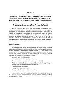 Bases convocatoria - Ayuntamiento de Santander