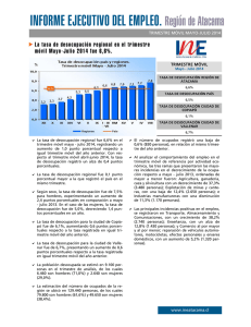 Informe trimestre mayo - julio 2014