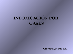 intoxicación por gases