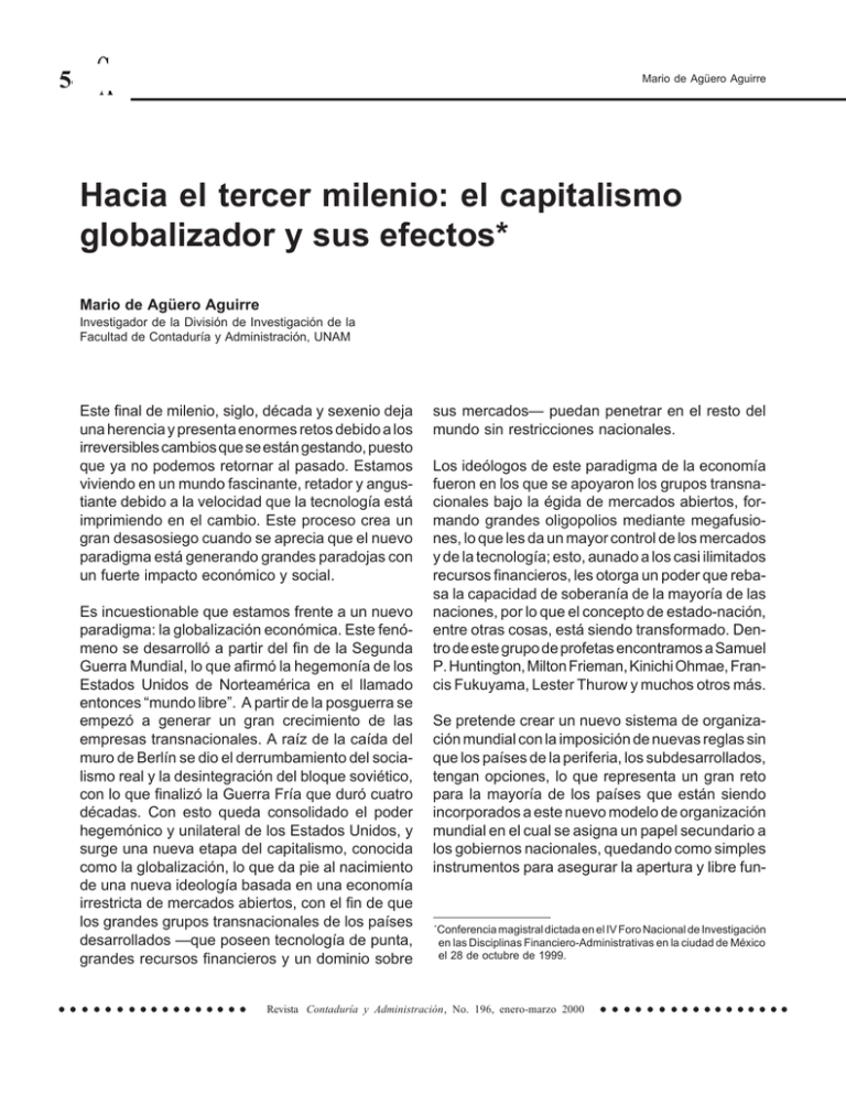 Hacia El Tercer Milenio: El Capitalismo - E-journal