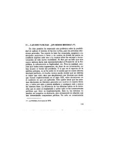 21.- LAS DOS VUELTAS: ¿UN MEJOR SISTEMA? (*) En días