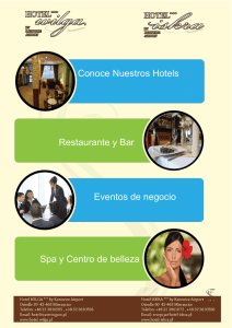 Conoce Nuestros Hotels Restaurante y Bar Eventos de negocio Spa