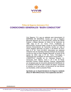 condiciones generales “buen conductor”