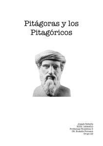 Pitagoras y los Pitagóricos