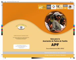 Guía para la Asociación de Padres de Familia (APF)