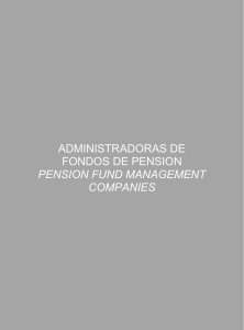 administradoras de fondos de pension pension fund management
