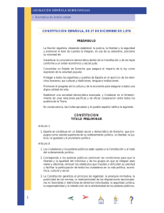 constitución española, de 27 de diciembre de 1.978