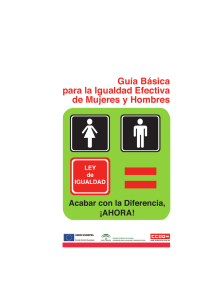 Guía Básica para la Igualdad Efectiva de Mujeres y Hombres