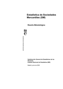 Estadística de Sociedades Mercantiles (SM) Reseña Metodológica