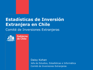 Estadísticas de Inversión Extranjera en Chile