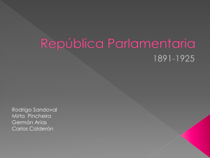 Presentación de la educación en la república parlamentaria.