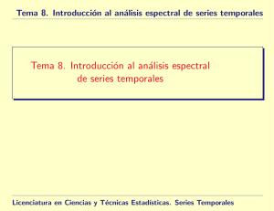 Tema 8. Introducción al análisis espectral de series temporales