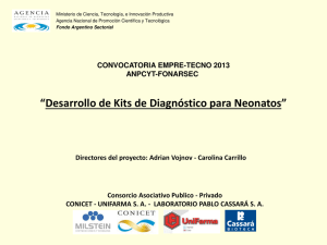 Desarrollo de Kits de Diagnóstico para Neonatos