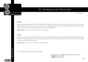 El Teorema de Pasolini
