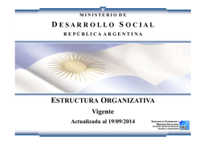 DESARROLLOSOCIAL ESTRUCTURA ORGANIZATIVA Vigente