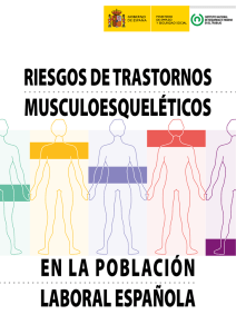 musculoesqueléticos en la población laboral española