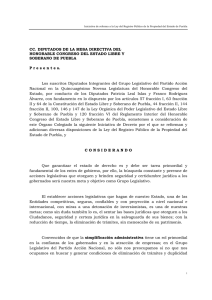 CC. DIPUTADOS DE LA MESA DIRECTIVA DEL HONORABLE