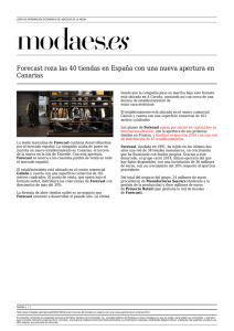Forecast roza las 40 tiendas en España con una nueva apertura en