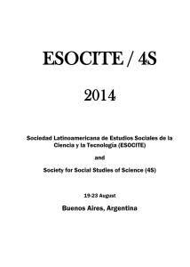 esocite / 4s - Society for Social Studies of Science