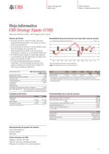 Hoja informativa UBS Strategy Equity (USD)