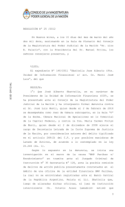 Resolución n° 25/2012 - Mercado y Transparencia