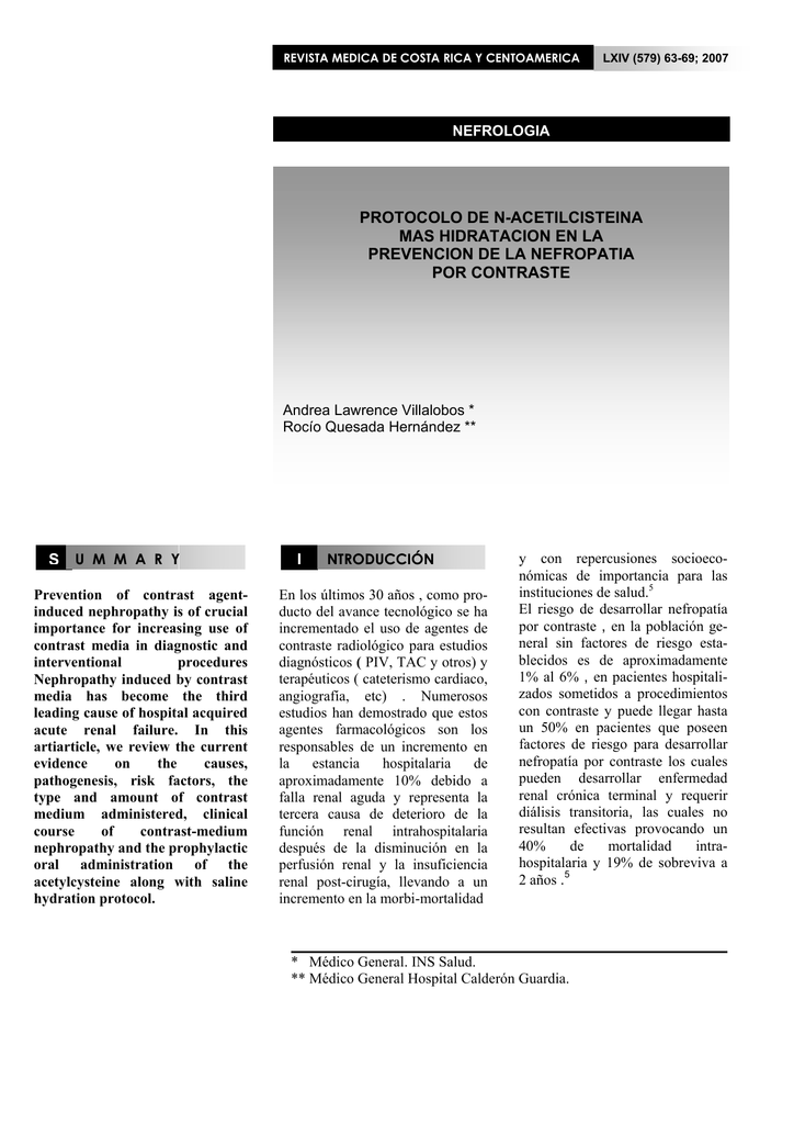 Nacetilcisteina Scheda Tecnica E Prescrivibilit