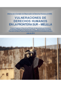 VULNERACIONES DE DERECHOS HUMANOS EN LA FRONTERA