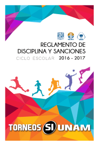 reglamento de disciplina y sanciones