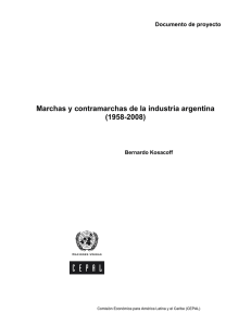 Marchas y contramarchas de la industria argentina (1958