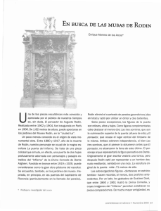 en busca de las musas de rodin - Revista de la Universidad de México