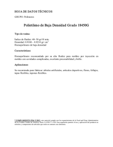 Polietileno de Baja Densidad Grado 18450G